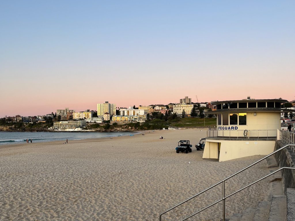 Bondi Beach at sunrise