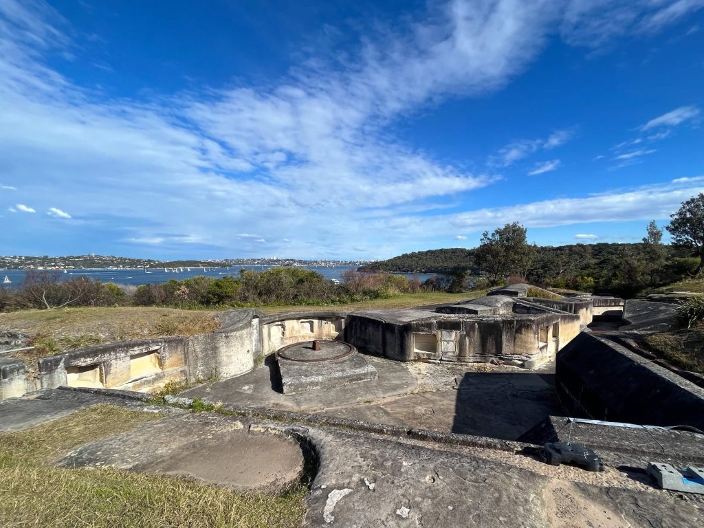 Historic military relics at Middle Harbour