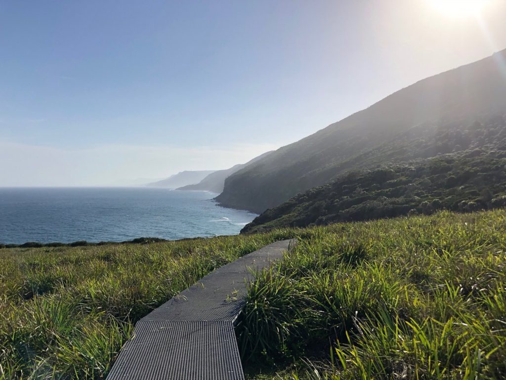 View along the east coast from The Coast Track in Royal National Park