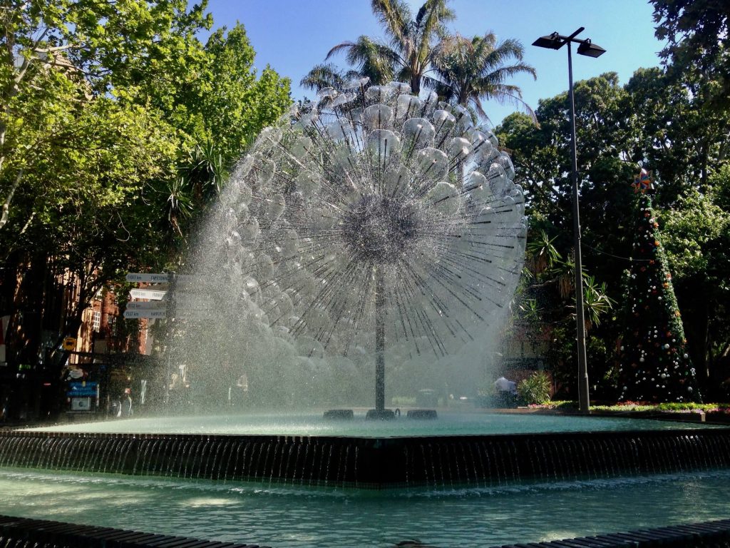 El Alamein Fountain at Kings Cross in Sydney