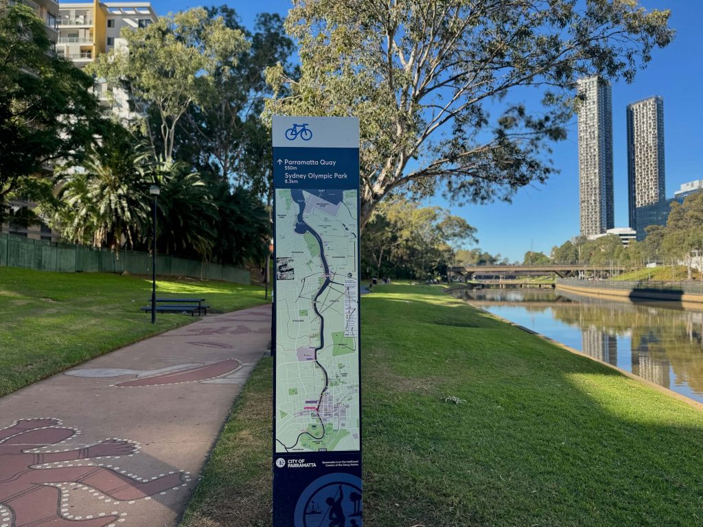 parramatta river walking track