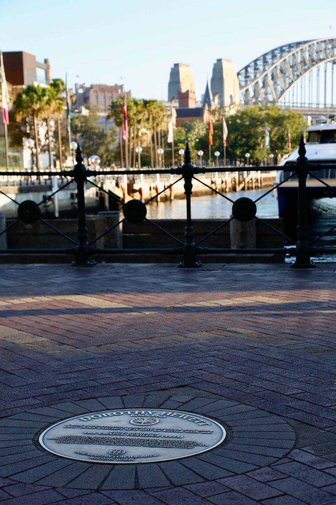 Sydney Writers Walk at Circular Quay