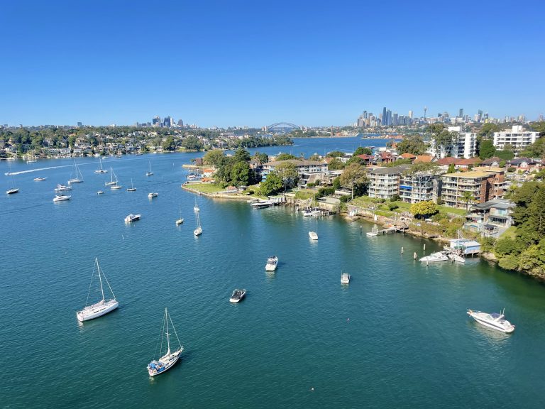 View from Gladesville Bridge over the Parramatta River