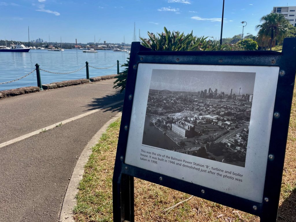 Before it was home to Bridgewater Park, this patch of foreshore hosted the the Balmain Power Station