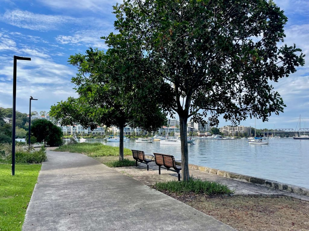 Lockhart Walk on the foreshore at Balmain
