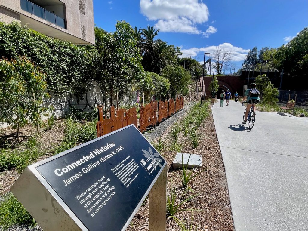 Connected Histories by James Gulliver Hancock on the GreenWay