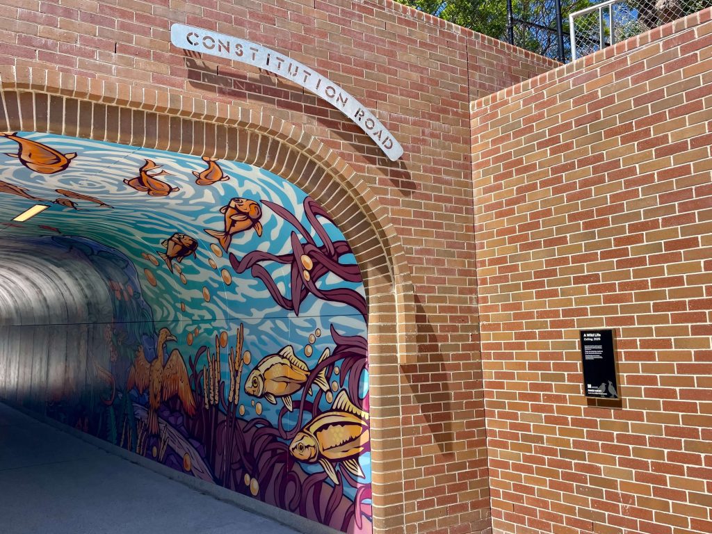 Constitution Road tunnel on the GreenWay