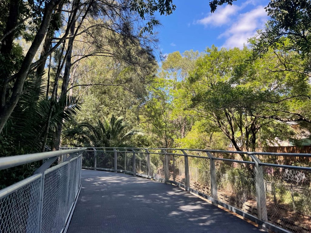 The GreenWay is a shared path for walkers, runners, and riders in Sydney