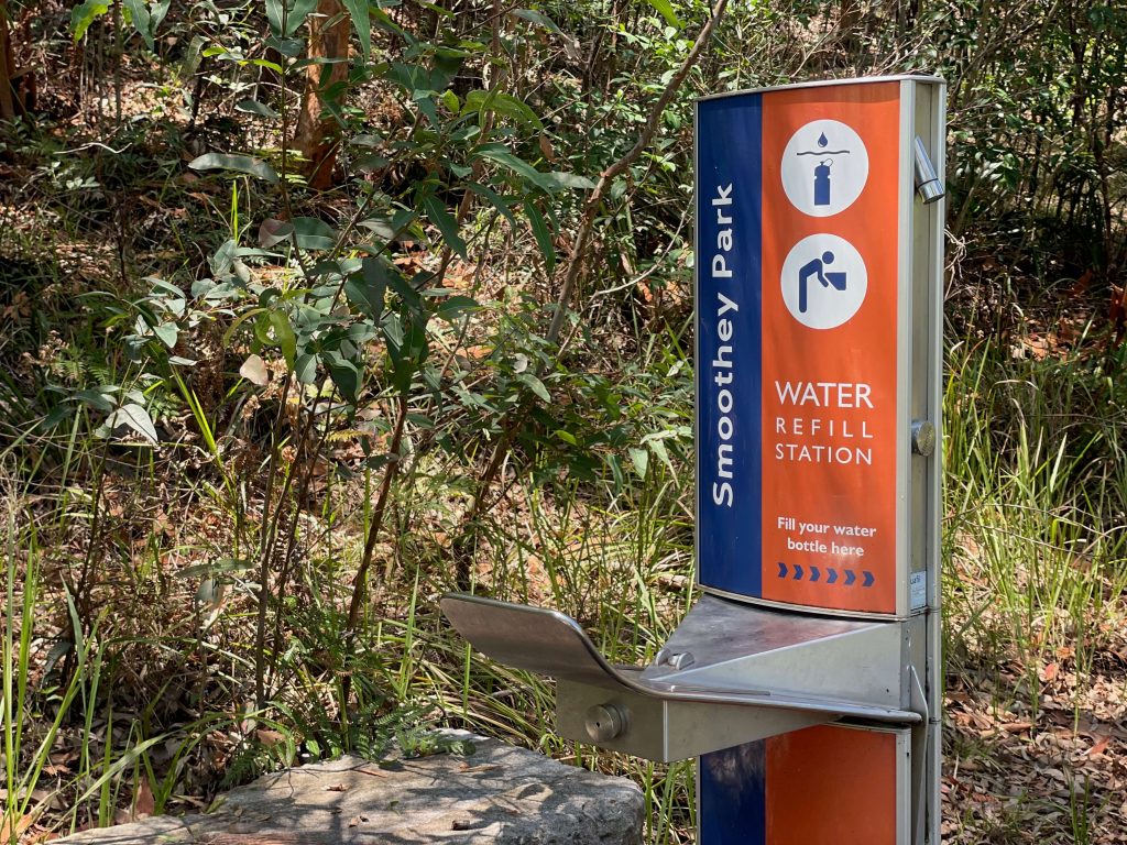 Drinking water fountain at  Smoothey Park in Wollstonecraft