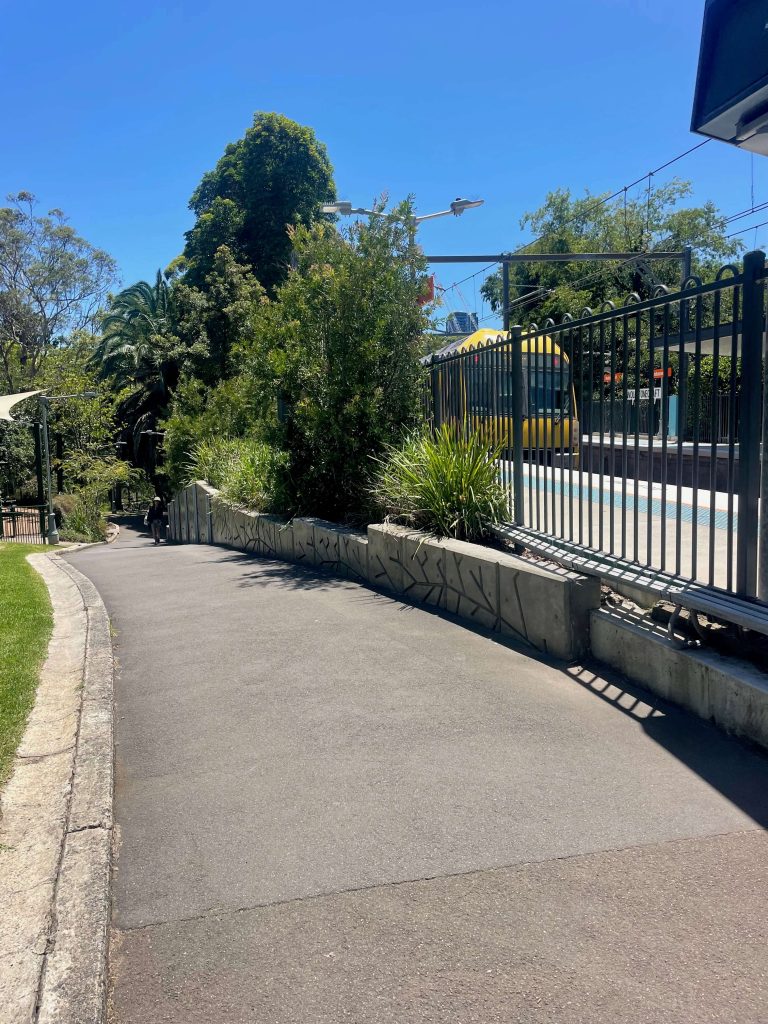 Path near Wollstonecraft train station