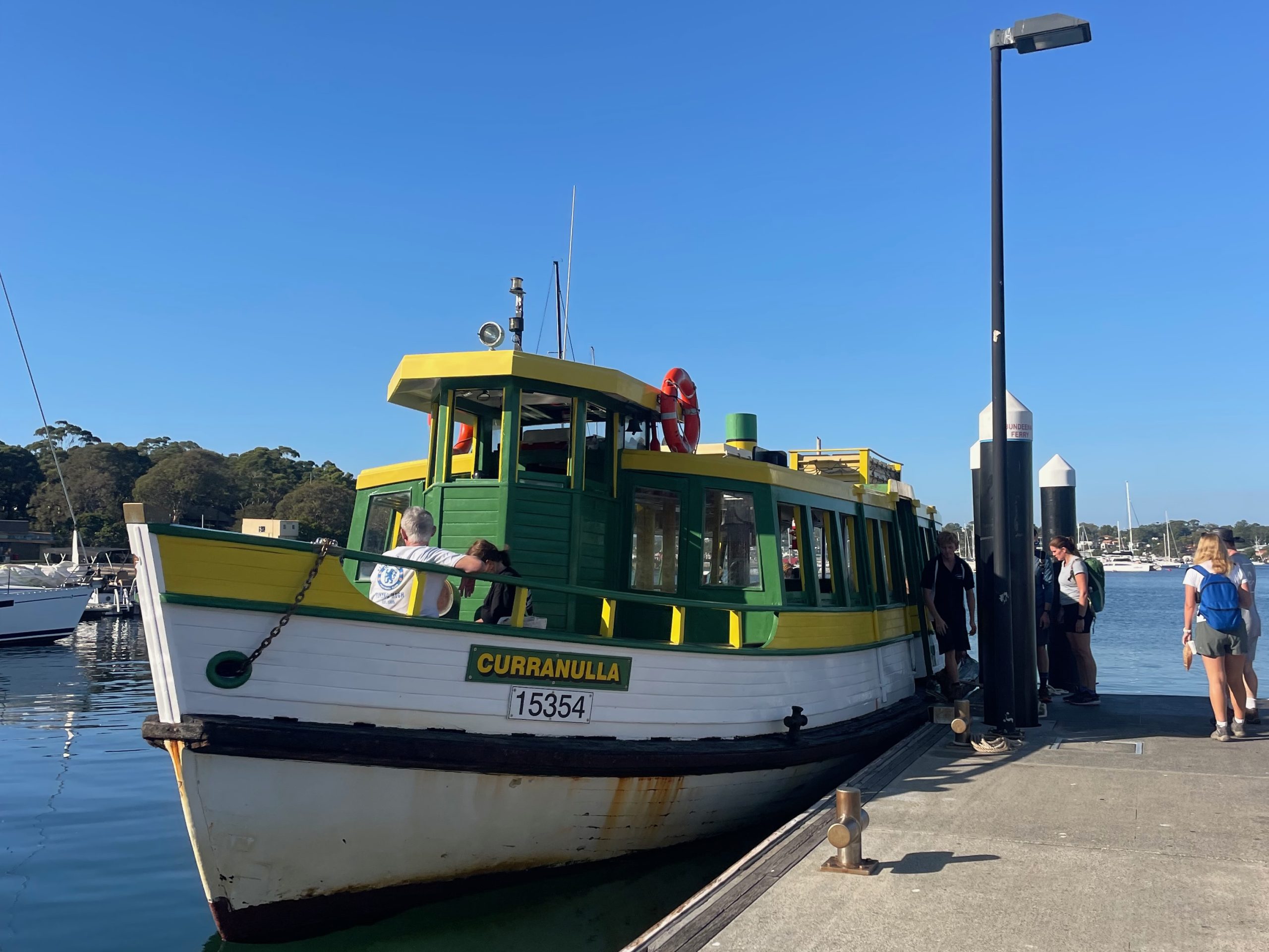 Jibbon Track in Royal National Park The Curranulla travels between Cronulla and Bundeena