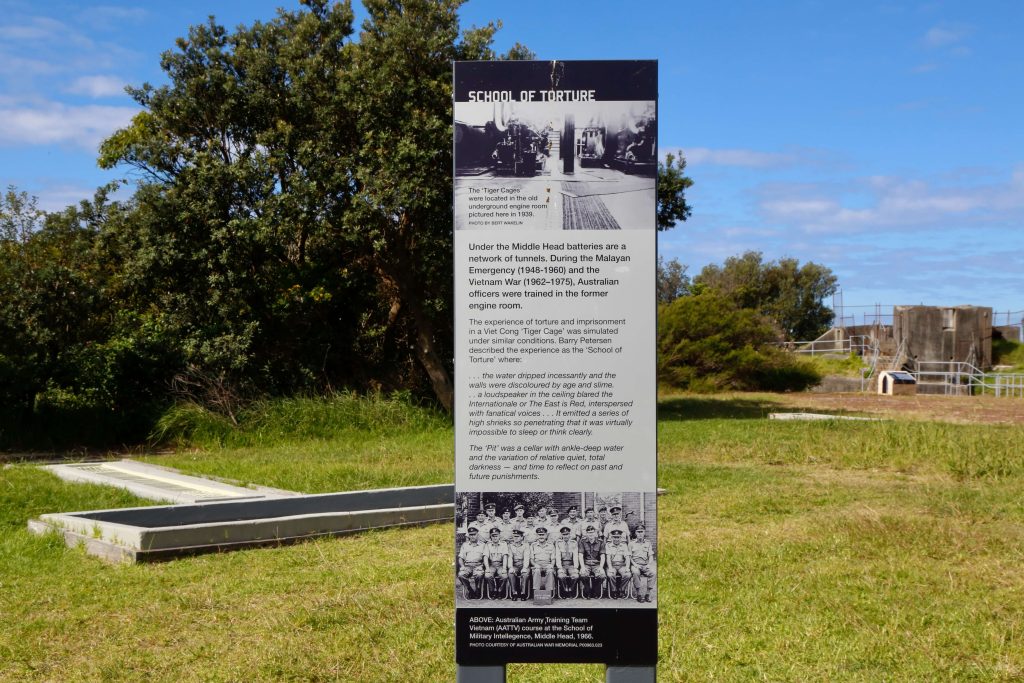 sydney middle head engine room tiger cage