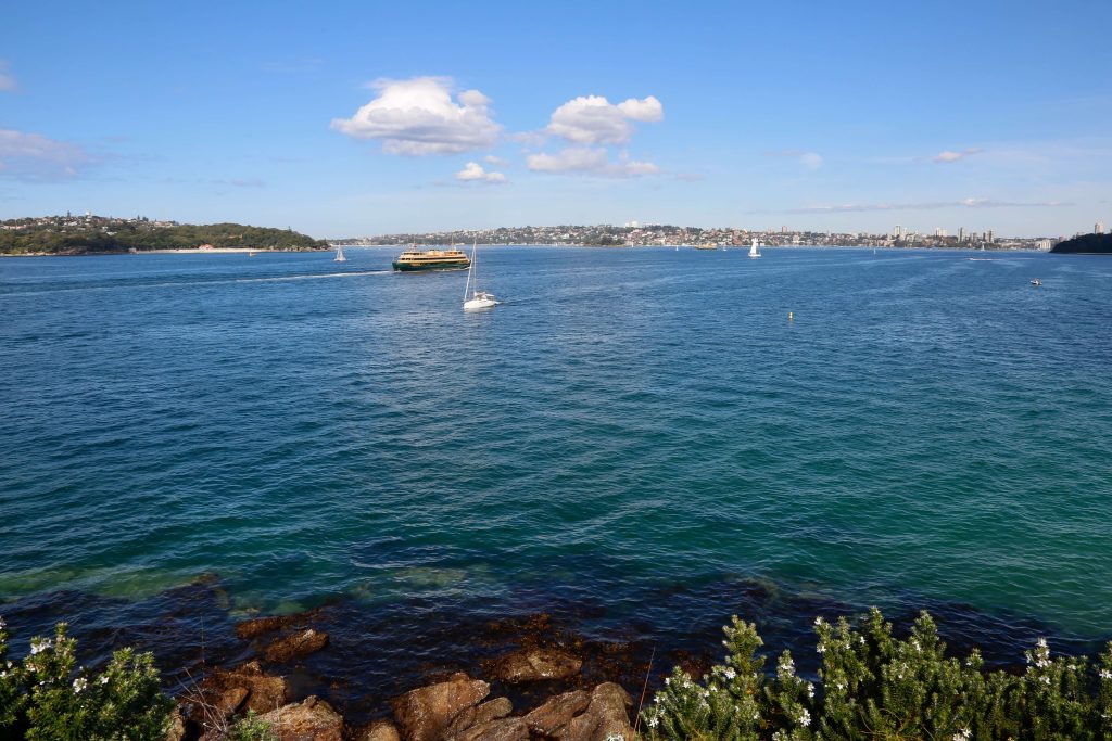 View across Sydney Harbour from Georges Head