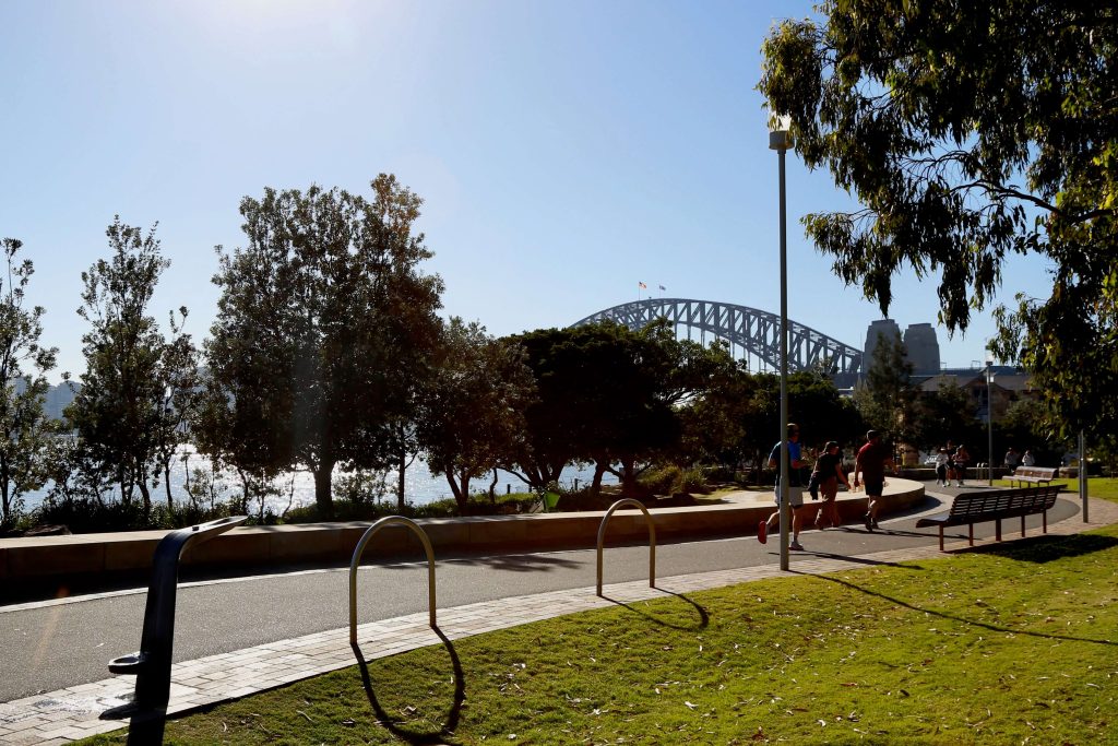 water bubbler barangaroo reserve wulugul walk