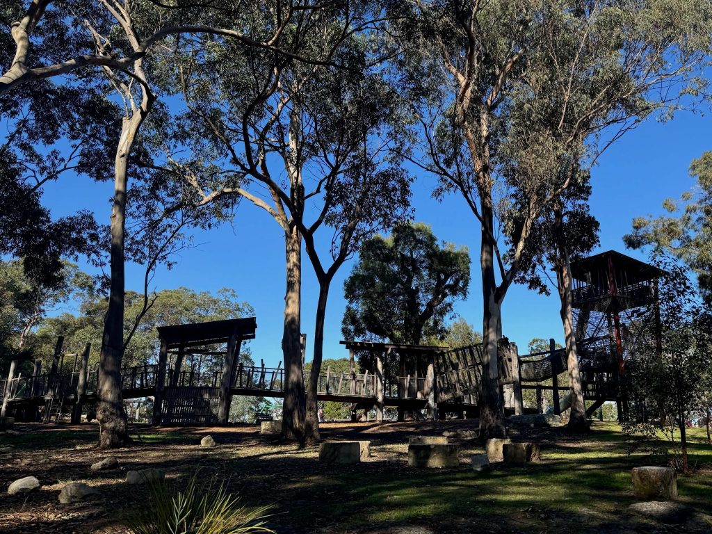 The Oatley Bush Park Playground on Mallard Drive