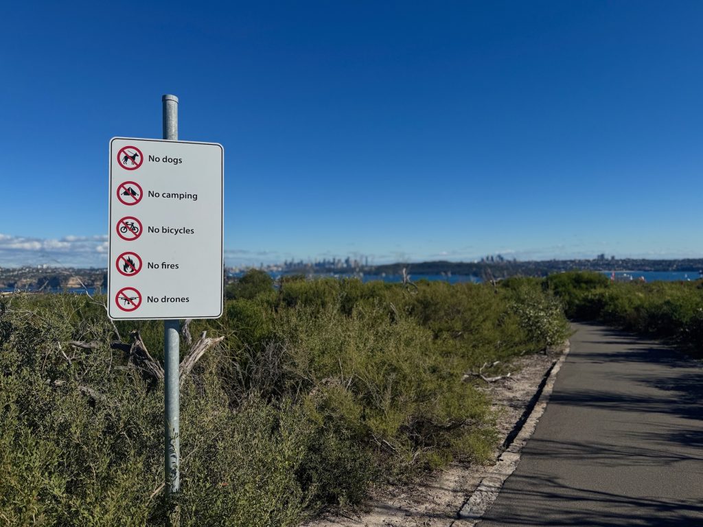 Fairfax Walk at North Head in Manly The Fairfax Walk on North Head is located in Sydney Harbour National Park