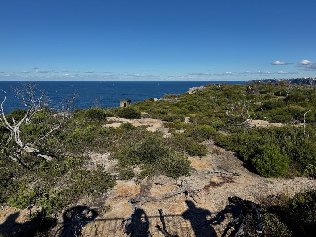 Fairfax Walk at North Head in Manly Ocean view from Yiningma Lookout at North Head in Manly