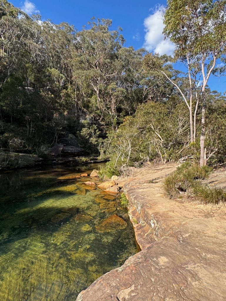 Karloo Pool and Uloola Falls Walk in Royal National Park Karloo Pool in Royal National Park