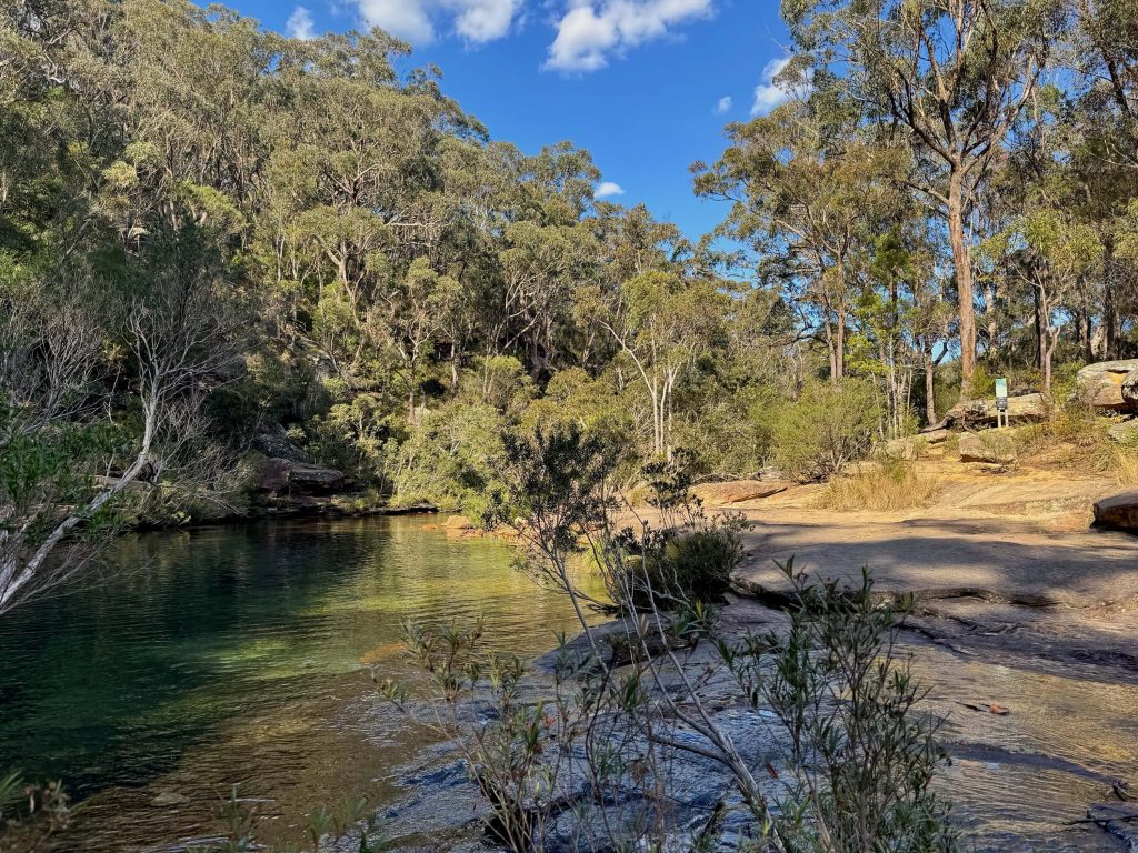 Karloo Pool and Uloola Falls Walk in Royal National Park Karloo Pool in Royal National Park