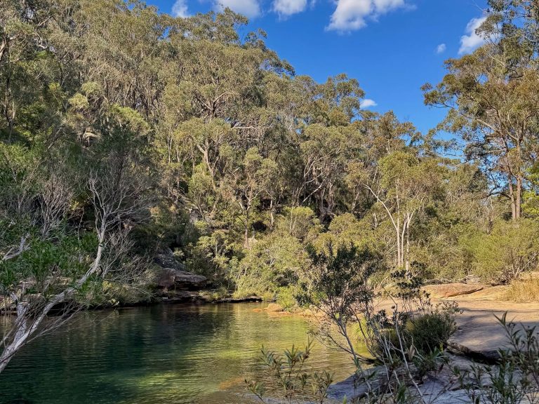Karloo Pool in Royal National Park near Heathcote